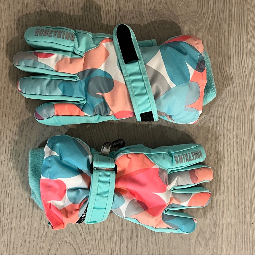 Colorful Kids Waterproof Warm Tech Winter Gloves